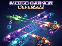 თამაში Merge Cannon Defenses ონლაინ