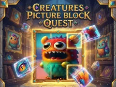 თამაში Creatures Picture Block Quest ონლაინ