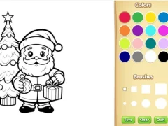 თამაში Christmas Coloring Book For Kids ონლაინ