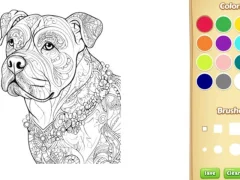 თამაში Dog Coloring Book for Adults ონლაინ