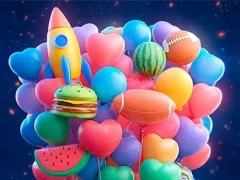 თამაში Merge 3D - Match 3 Balloons ონლაინ