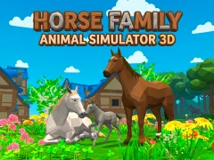 თამაში Horse Family Animal Simulator 3D ონლაინ