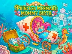 თამაში Princess Mermaid Mommy Birth ონლაინ