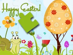 თამაში Happy Easter Puzzle ონლაინ