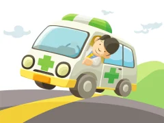 თამაში Cartoon Ambulance ონლაინ