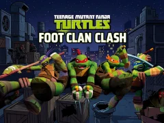 თამაში Teenage Mutant Ninja Turtles Foot Clan Clash ონლაინ