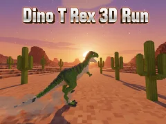 თამაში Dino T Rex 3D Run ონლაინ