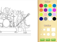 თამაში Dinosaur Coloring Book For Kids ონლაინ
