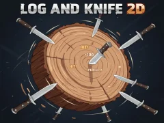 თამაში Log And Knife 2D ონლაინ