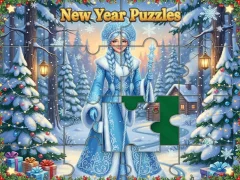 თამაში New Year Puzzles ონლაინ
