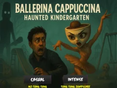 თამაში Ballerina Cappuccina Haunted Kindergarten ონლაინ
