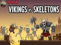თამაში Vikings Vs Skeletons ონლაინ