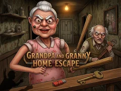 თამაში Grandpa And Granny Home Escape ონლაინ