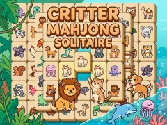 თამაში Critter Mahjong Solitaire ონლაინ