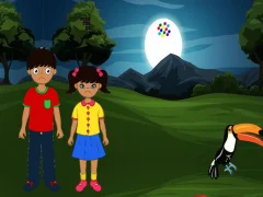თამაში Siblings Escape From Dark Forest ონლაინ