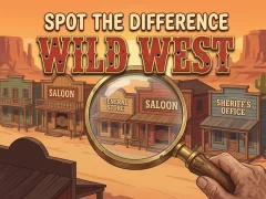 თამაში Spot The Difference Wild West ონლაინ