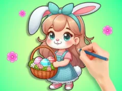 თამაში Coloring Book: Easter Eggs DIY ონლაინ
