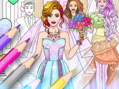 თამაში Wedding Coloring Dress Up ონლაინ