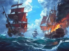 თამაში Pirate Ships: Build and Fight ონლაინ