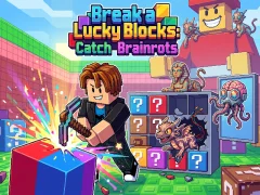თამაში Break a Lucky Blocks: Catch Brainrots ონლაინ