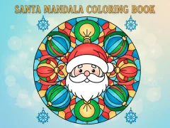 თამაში Santa Mandala Coloring Book ონლაინ