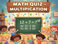 თამაში Math Quiz - Multiplication ონლაინ