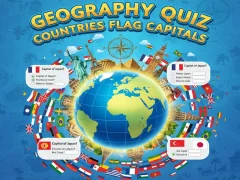 თამაში Geography Quiz Countries Flag Capitals ონლაინ