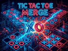 თამაში Tic Tac Toe Merge ონლაინ