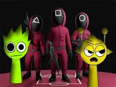 თამაში Squid Game Sprunki FNF Battle ონლაინ