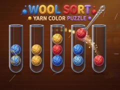 თამაში Wool Sort Yarn Color Puzzle ონლაინ