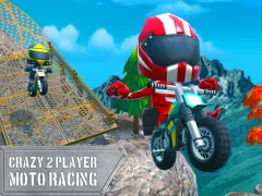 თამაში Crazy 2 Player Moto Racing ონლაინ