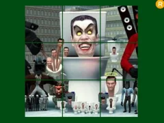 თამაში Skibidi Toilet Sliding Puzzle ონლაინ