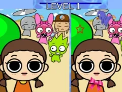თამაში Sprunki and Squid Game Difference ონლაინ