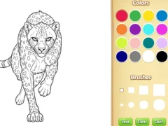 თამაში Wild Animals Coloring Book ონლაინ