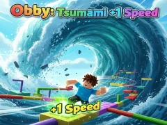 თამაში Obby: Tsunami +1 speed ონლაინ