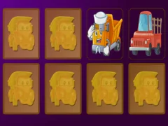 თამაში Cartoon Trucks Memory ონლაინ