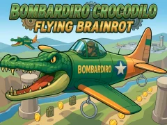 თამაში Bombardiro Crocodilo Flying Brainrot ონლაინ