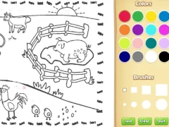 თამაში Farming Coloring Book For Kids ონლაინ