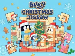 თამაში Bluey Christmas Jigsaw ონლაინ