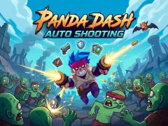 თამაში Panda Dash Auto Shooting ონლაინ