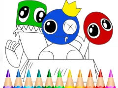 თამაში Rainbow Friends Coloring Book ონლაინ