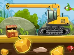 თამაში Gold Truck Crane ონლაინ