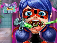 თამაში Dotted Girl Throat Doctor ონლაინ