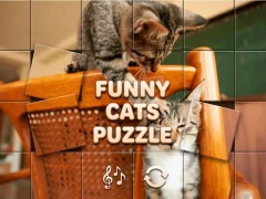 თამაში Funny Cats Puzzle ონლაინ