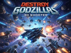 თამაში Destroy Godzillas: 3D Shooter ონლაინ