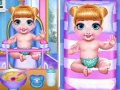 თამაში Princess New Born Twins Baby Care ონლაინ