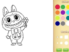 თამაში Labubu Doll Coloring Book for Kids ონლაინ