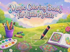 თამაში Magic Coloring Book for Little Artists ონლაინ