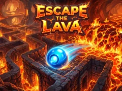 თამაში Escape the lava ონლაინ