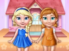 თამაში Ellie And Annie Doll House ონლაინ